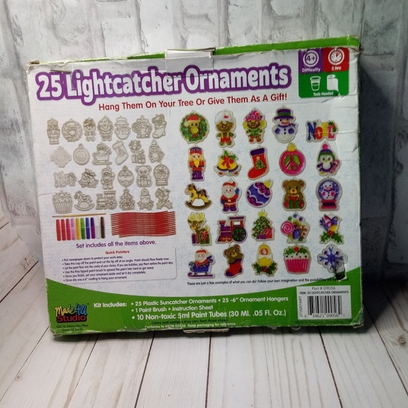 25 Lightcatcher Ornaments Kids Craft Hobby Set - Picture 2 of 10